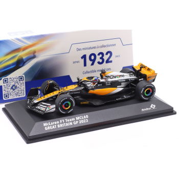 F1 McLaren MCL60 #81 Oscar Piastri 4th Great Britain GP Formula 1 2023 - skala 1:43 - Solido